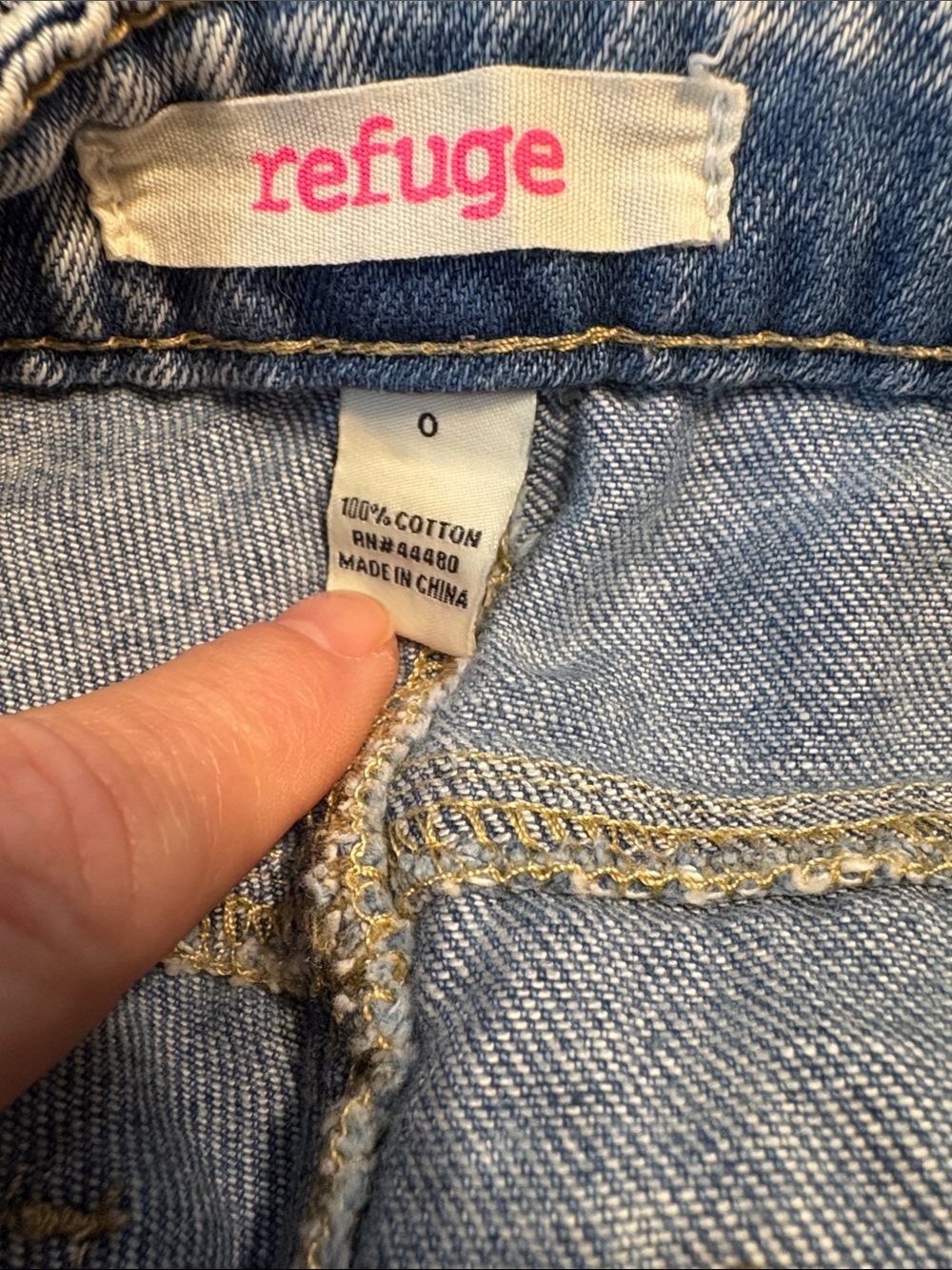 Refuge | Acid Wash Distressed High Rise Mom Jeans 90s Grunge Streetwear Y2K 0 - Picture 11 of 13